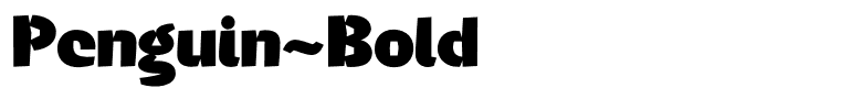 Penguin-Bold