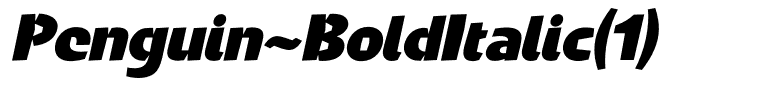 Penguin-BoldItalic(1)