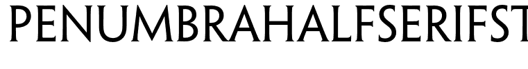 PenumbraHalfSerifStd-Reg