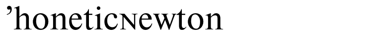 PhoneticNewton