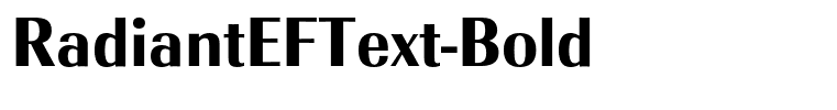 RadiantEFText-Bold
