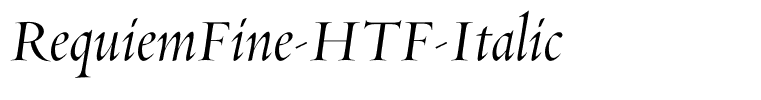 RequiemFine-HTF-Italic