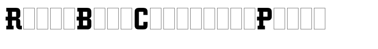 RetroBoldCondensedPlain