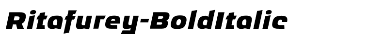 Ritafurey-BoldItalic