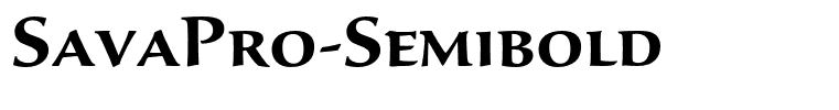 SavaPro-Semibold