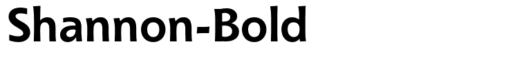 Shannon-Bold
