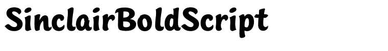 SinclairBoldScript