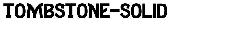 Tombstone-Solid