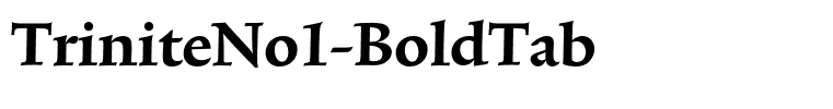 TriniteNo1-BoldTab
