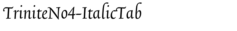 TriniteNo4-ItalicTab