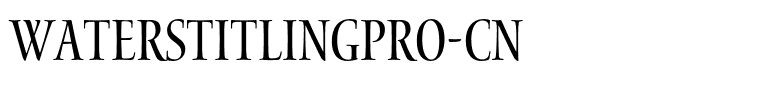 WatersTitlingPro-Cn