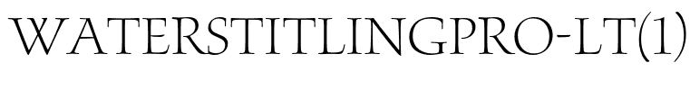 WatersTitlingPro-Lt(1)