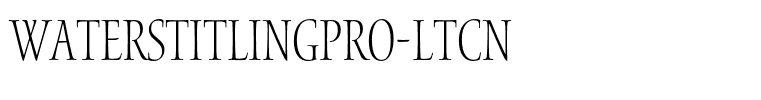 WatersTitlingPro-LtCn