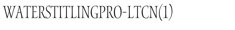 WatersTitlingPro-LtCn(1)
