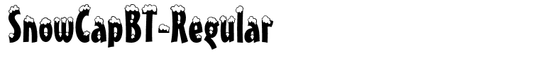 SnowCapBT-Regular