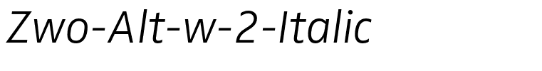Zwo-Alt-w-2-Italic
