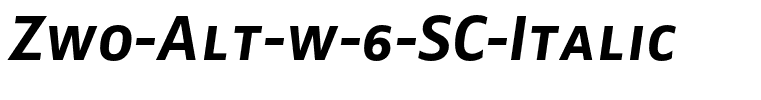 Zwo-Alt-w-6-SC-Italic