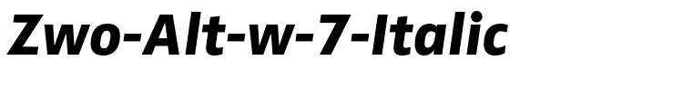 Zwo-Alt-w-7-Italic
