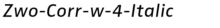 Zwo-Corr-w-4-Italic
