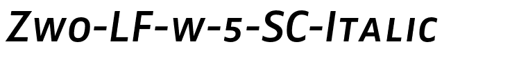 Zwo-LF-w-5-SC-Italic