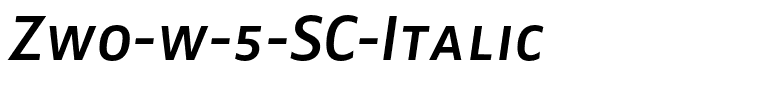 Zwo-w-5-SC-Italic