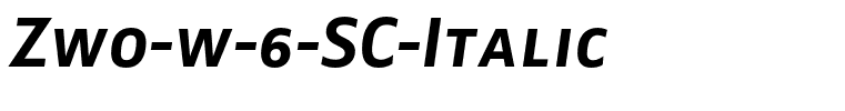 Zwo-w-6-SC-Italic
