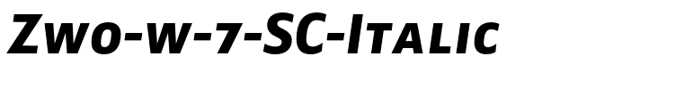 Zwo-w-7-SC-Italic