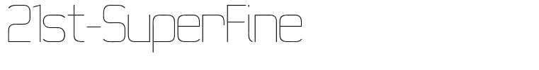 21st-SuperFine