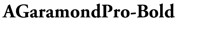 AGaramondPro-Bold