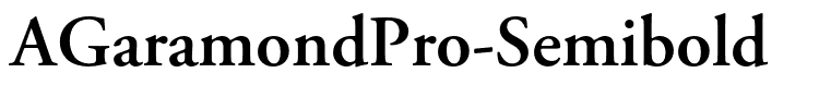 AGaramondPro-Semibold