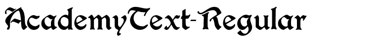 AcademyText-Regular