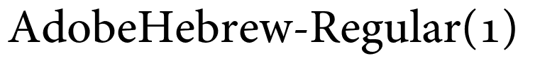 AdobeHebrew-Regular(1)