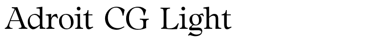 Adroit CG Light