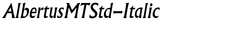 AlbertusMTStd-Italic