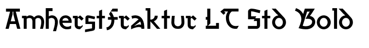 AmherstFraktur LT Std Bold