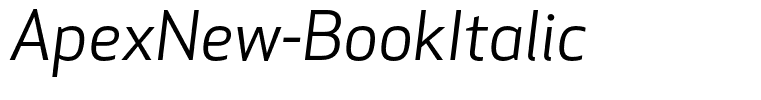 ApexNew-BookItalic