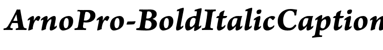 ArnoPro-BoldItalicCaption