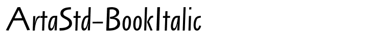 ArtaStd-BookItalic