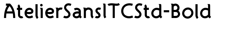 AtelierSansITCStd-Bold