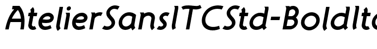 AtelierSansITCStd-BoldIta