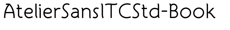 AtelierSansITCStd-Book