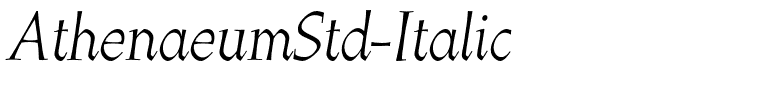 AthenaeumStd-Italic