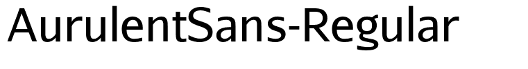 AurulentSans-Regular
