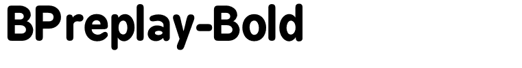 BPreplay-Bold