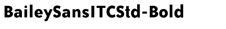 BaileySansITCStd-Bold