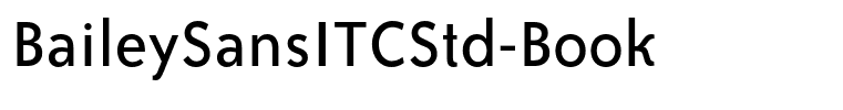 BaileySansITCStd-Book