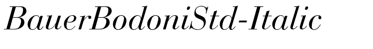 BauerBodoniStd-Italic