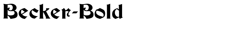 Becker-Bold