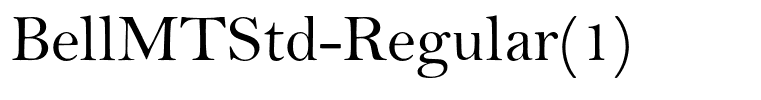 BellMTStd-Regular(1)