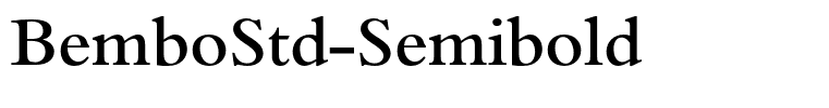 BemboStd-Semibold